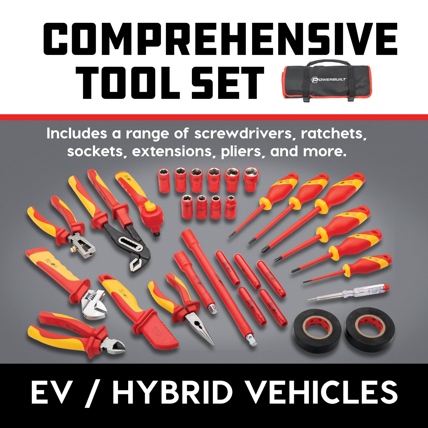 Powerbuilt 33 Piece VDE Tool Set With Pouch