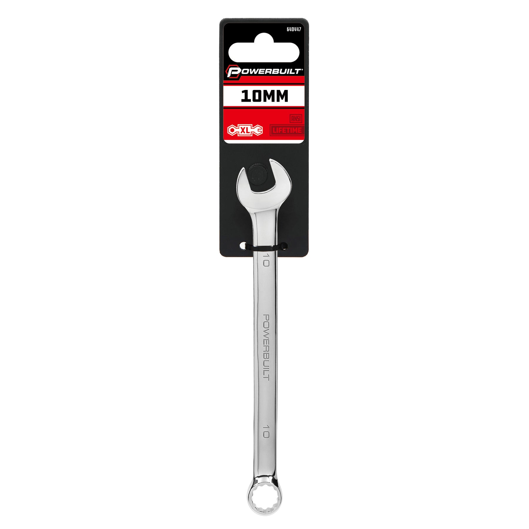 10 MM Fully Polished Long Pattern Metric Combination Wrench