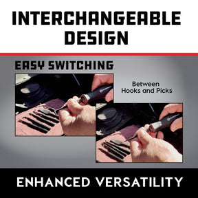 Interchangeable O-Ring Hook and Pick Set