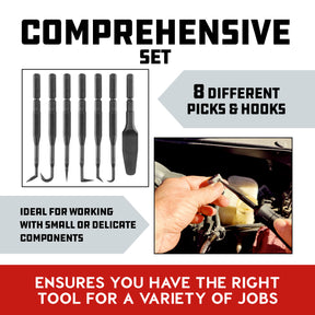 Interchangeable O-Ring Hook and Pick Set