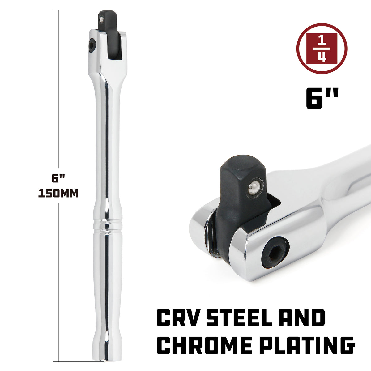 1/4 Inch Drive Flex Handle