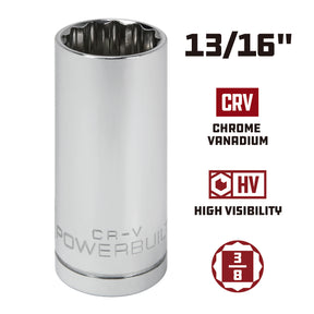 3/8 in. Dr. Sockets - SAE Deep - 12 Pt.
